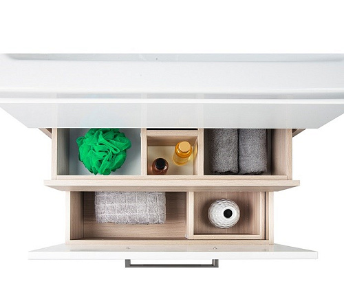 Тумба с раковиной IDDIS Mirro 50 подвесная белая/под дерево (MIR50W0i95K) Тумба с раковиной IDDIS Mirro 50 подвесная белая/под дерево (MIR50W0i95K)