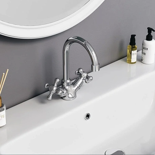 Смеситель для раковины Damixa Retro 230210000 Смеситель для раковины Damixa Retro 230210000