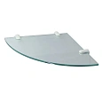 Полка WasserKRAFT K-533WHITE стеклянная угловая белый Полка WasserKRAFT K-533WHITE стеклянная угловая белый