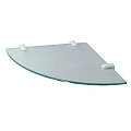 Полка WasserKRAFT K-533WHITE стеклянная угловая белый Полка WasserKRAFT K-533WHITE стеклянная угловая белый