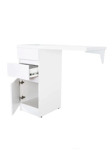 Тумба с раковиной Orange Sistema ST-40TUW+RAL напольная, левая 100 см под стиральную машину, белый Тумба с раковиной Orange Sistema ST-40TUW+RAL напольная, левая 100 см под стиральную машину, белый