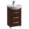 Тумба под раковину Aquaton Ария 50 Н темно-коричневая 1A140201AA430 Тумба под раковину Aquaton Ария 50 Н темно-коричневая 1A140201AA430