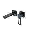 Смеситель для раковины Iddis черный матовый, Slide (SLIBL00i65) встраиваемый