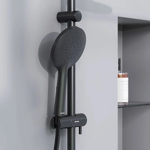 Душевая система Damixa Jupiter 977770300 черный Душевая система Damixa Jupiter 977770300 черный