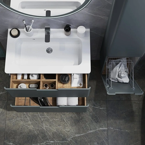 Шкаф-пенал PRATO Прато п6к-35 Грэй правый МАТ 240 04-00035-00 02 ГР темно-серый матовый Шкаф-пенал PRATO Прато п6к-35 Грэй правый МАТ 240 04-00035-00 02 ГР темно-серый матовый