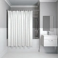 Штора для ванны IDDIS Base (BD05P24i11) 200x240 см, полиэстер Штора для ванны IDDIS Base (BD05P24i11) 200x240 см, полиэстер