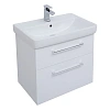 Тумба под раковину DREJA Q MAX, 60 см, подвесная, 2 ящика, белый глянец 77.0003W Тумба под раковину DREJA Q MAX, 60 см, подвесная, 2 ящика, белый глянец 77.0003W