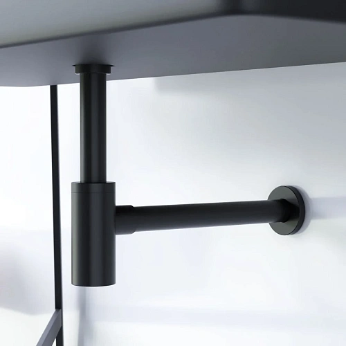 Сифон для раковины Damixa Option 210800300 черный матовый Сифон для раковины Damixa Option 210800300 черный матовый