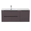 Тумба под раковину BelBagno ETNA 1200x455x500 ETNA-1200-2C-1A-SO-GSO-L подвесная левосторонняя темно-серый матовый Тумба под раковину BelBagno ETNA 1200x455x500 ETNA-1200-2C-1A-SO-GSO-L подвесная левосторонняя темно-серый матовый