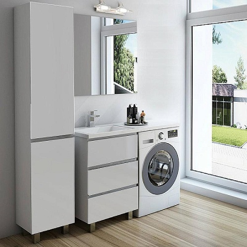 Тумба с раковиной Эстет Dallas Luxe ФР-00009668 1050х482 левая, напольная 3 ящика Тумба с раковиной Эстет Dallas Luxe ФР-00009668 1050х482 левая, напольная 3 ящика