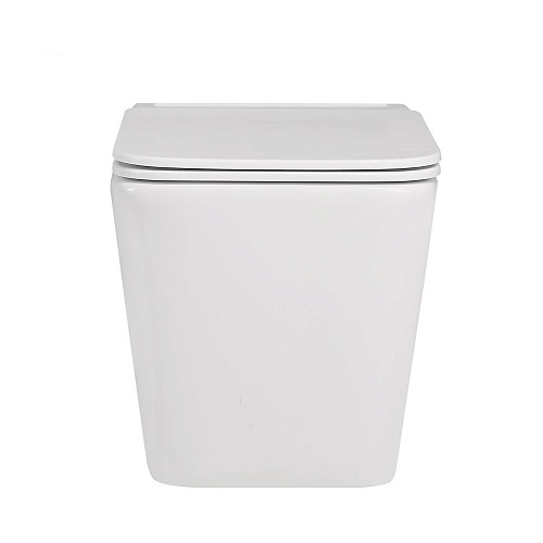 Унитаз подвесной ABBER Rechteck AC1202P белый с импульсным смывом с крышкой микролифт Унитаз подвесной ABBER Rechteck AC1202P белый с импульсным смывом с крышкой микролифт