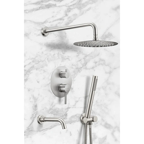 Душевая система Milacio Ultra MCU.150.SS встраиваемая, сталь нержавеющая Душевая система Milacio Ultra MCU.150.SS встраиваемая, сталь нержавеющая