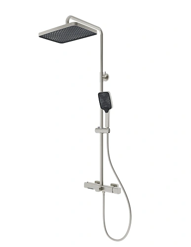 Душевая система Vincea Core VSFS-4CO1BN с изливом, брашированный никель Душевая система Vincea Core VSFS-4CO1BN с изливом, брашированный никель