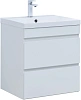 Тумба под раковину Aquanet Нота New 60 белый глянец 00335417 подвесная