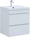 Тумба под раковину Aquanet Нота New 60 белый глянец 00335417 подвесная Тумба под раковину Aquanet Нота New 60 белый глянец 00335417 подвесная