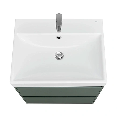 Тумба под раковину Roca Ona 600 зеленый матовый 2 ящика A857613513 Тумба под раковину Roca Ona 600 зеленый матовый 2 ящика A857613513