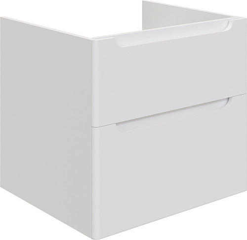 Тумба с раковиной STWORKI Берген 60 белая с темной столешницей 122, Moon 1, L 549683 Тумба с раковиной STWORKI Берген 60 белая с темной столешницей 122, Moon 1, L 549683