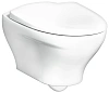 Унитаз подвесной Gustavsberg Estetic 8330 GB1183300R1030 безободковый, с покрытием CeramicPlus
