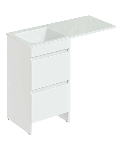 Раковина Orange ST-110RAL 110 левая под стиральную машину, белый Раковина Orange ST-110RAL 110 левая под стиральную машину, белый