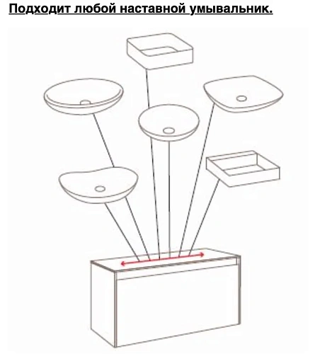 Корпус тумбы под раковину подвесной, 60 см без фасадов AQWELLA Mobi MOB0106W цвет белый Корпус тумбы под раковину подвесной, 60 см без фасадов AQWELLA Mobi MOB0106W цвет белый