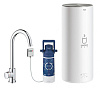 Смеситель для кухни GROHE Red Mono New с функцией кипячения воды (Водонагреватель L-size в комплекте 30080001