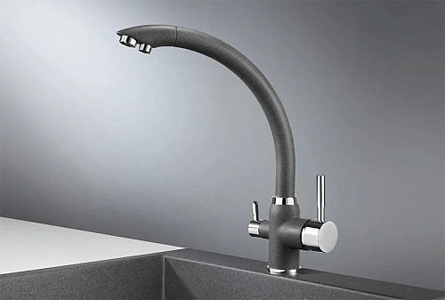 Смеситель для кухни Granula 2167, ГРАФИТ Смеситель для кухни Granula 2167, ГРАФИТ