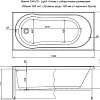 Акриловая ванна Aquanet Light 150x70 (с каркасом) 00243869 Акриловая ванна Aquanet Light 150x70 (с каркасом) 00243869