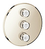 Картинка анонса товара «смеситель для ванны grohe grohtherm smartcontrol, никель глянец (29122be0) внешняя часть»