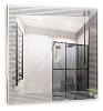 Зеркало Silver mirrors Barcode 800х800 бесконтактный сенсор LED-00002915
