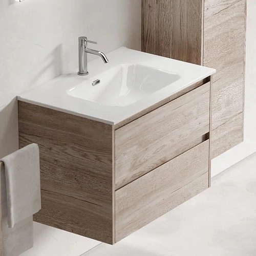 Тумба под раковину Sancos Libra LB70EG 690х450х500 дуб галифакс натуральный, подвесная Тумба под раковину Sancos Libra LB70EG 690х450х500 дуб галифакс натуральный, подвесная