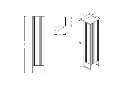 Шкаф-пенал Armadi Art Monaco бордо глянец + хром (без ножек), подвесной 868-RCR Шкаф-пенал Armadi Art Monaco бордо глянец + хром (без ножек), подвесной 868-RCR
