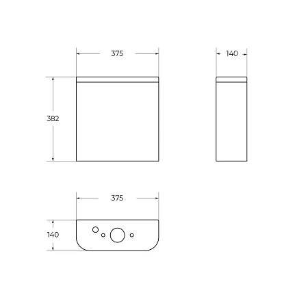 Бачок для унитаза BelBagno STEAM BB130T Бачок для унитаза BelBagno STEAM BB130T