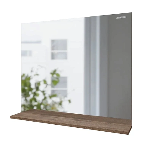 Зеркало GROSSMAN ТЕНЗА-85 см с полкой веллингтон 85x71,6 208501 Зеркало GROSSMAN ТЕНЗА-85 см с полкой веллингтон 85x71,6 208501