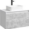 Фасад тумбы под раковину AQWELLA Mobi MOB0708BS, цвет бетон светлый, 80 см Фасад тумбы под раковину AQWELLA Mobi MOB0708BS, цвет бетон светлый, 80 см