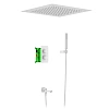 Душевая система Timo Petruma SX-5019/16SM с термостатом, встраиваемая, белый матовый