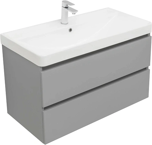 Тумба под раковину Aquanet Вега 2.0 90 мисти грин 00337962 подвесная Тумба под раковину Aquanet Вега 2.0 90 мисти грин 00337962 подвесная