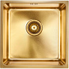 Картинка анонса товара «кухонная мойка paulmark aisi304 lassan pm304444-bg брашированное золото 440х440мм»