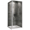 Картинка анонса товара «душевой уголок abber sonnenstrand ag04100-s100 100x100 см универсальный, профиль хром, стекло прозрачное»