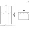 Душевая кабина Niagara Classic NG-43085-14QBKT (1000х800х2100) низкий поддон (13см) стекло матовое 430853QBKT Душевая кабина Niagara Classic NG-43085-14QBKT (1000х800х2100) низкий поддон (13см) стекло матовое 430853QBKT