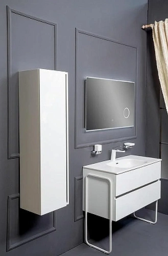 Тумба под раковину Armadi Art VALLESSI 80 белая глянец 837-080-W Тумба под раковину Armadi Art VALLESSI 80 белая глянец 837-080-W