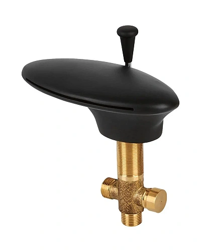 Смеситель на борт ванны Orange Iris M41-333b черный Смеситель на борт ванны Orange Iris M41-333b черный