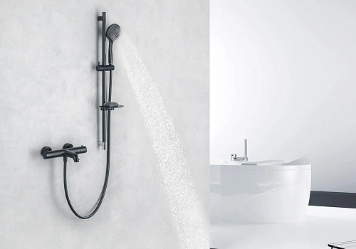 Смеситель для ванны Aquatek ВЕГА AQ1043MB черный матовый Смеситель для ванны Aquatek ВЕГА AQ1043MB черный матовый