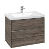 Картинка анонса товара «тумба под раковину villeroy &amp; boch subway 3.0 stone oak / stone oak c57400rk»