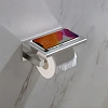 Держатель туалетной бумаги Timo Selene 10044/00 с полкой для телефона хром Держатель туалетной бумаги Timo Selene 10044/00 с полкой для телефона хром