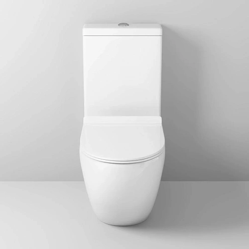 Унитаз напольный GROSSMAN GR-4496S Style 675x365x830 моноблок с тонкой крышкой Унитаз напольный GROSSMAN GR-4496S Style 675x365x830 моноблок с тонкой крышкой