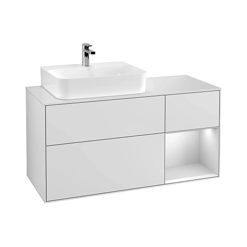 Тумба под раковину Villeroy & Boch Finion 120 см, с подсветкой F151MTMT Тумба под раковину Villeroy & Boch Finion 120 см, с подсветкой F151MTMT