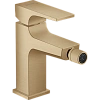 Смеситель для биде Hansgrohe Metropol с донным клапаном Push-Open, 32520140, шлифованная бронза
