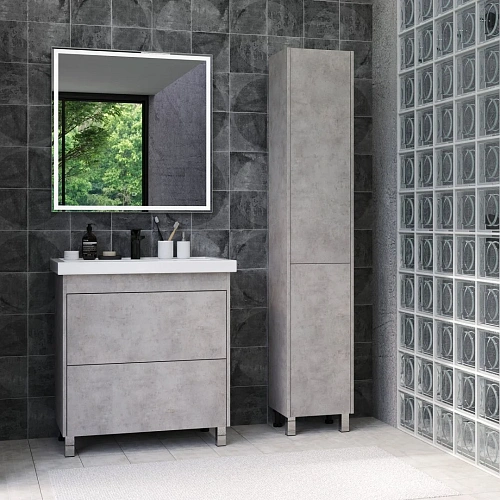 Тумба под раковину BRIZ Риччи т8-80 под раковину Фостер 360 03-08080-06 00 БТН светло - серый Тумба под раковину BRIZ Риччи т8-80 под раковину Фостер 360 03-08080-06 00 БТН светло - серый