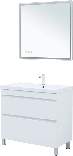 Тумба под раковину Aquanet Нота New 90 00344147 белый глянец Тумба под раковину Aquanet Нота New 90 00344147 белый глянец