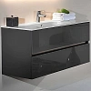 Картинка анонса товара «тумба под раковину armadi art vallessi 837-140-a matt 140x46cm антрацит мат 4 полки»